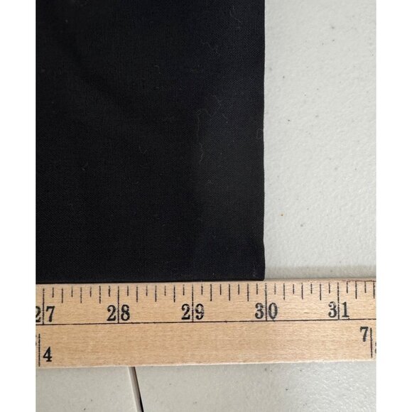 Banana Republic stretch wool blend straight leg trousers black sz‎ 10P - Picture 7 of 7
